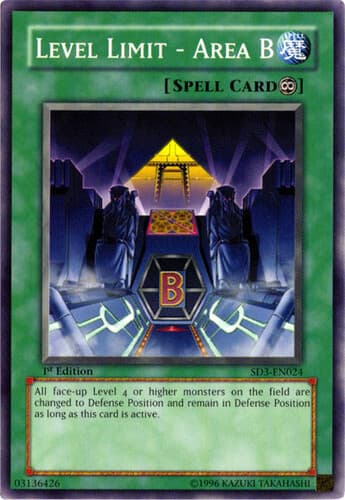 Level Limit - Area B - SD3-EN024 Common 1st Edition