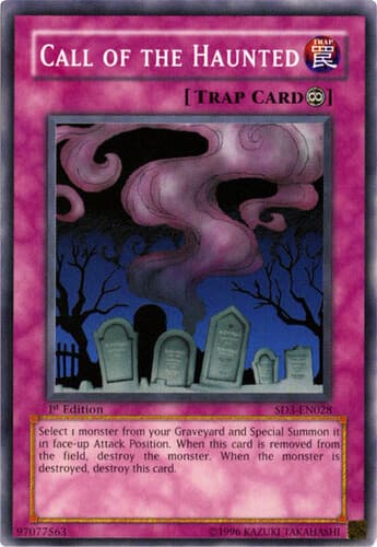 Call of the Haunted - SD3-EN028 Common 1st Edition