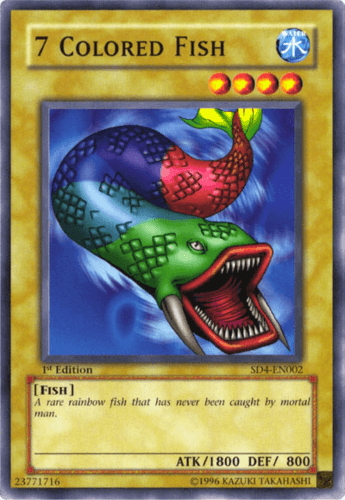 7 Colored Fish - SD4-EN002 Common 1st Edition