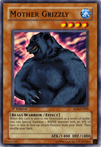 Mother Grizzly - SD4-EN005 Common 1st Edition