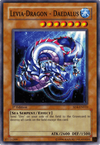 Levia-Dragon - Daedalus - SD4-EN010 Common 1st Edition