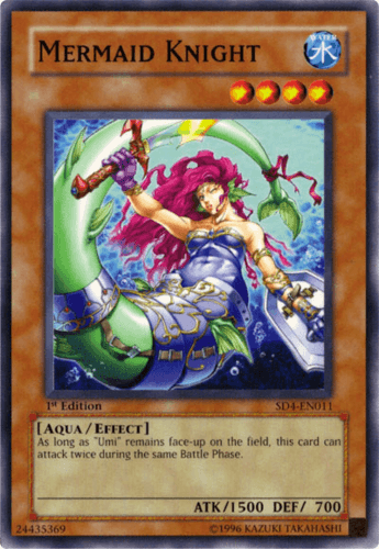 Mermaid Knight - SD4-EN011 Common 1st Edition