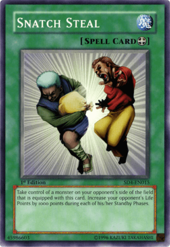 Snatch Steal - SD4-EN015 Common 1st Edition