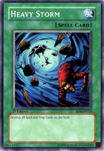 Heavy Storm - SD4-EN019 Common 1st Edition