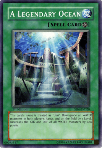 A Legendary Ocean - SD4-EN020 Common 1st Edition