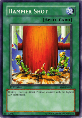 Hammer Shot - SD4-EN024 Common 1st Edition