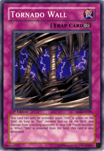 Tornado Wall - SD4-EN029 Common 1st Edition