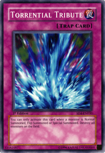 Torrential Tribute - SD4-EN030 Common 1st Edition