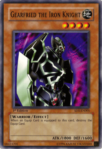 Gearfried the Iron Knight - SD5-EN005 Common 1st Edition