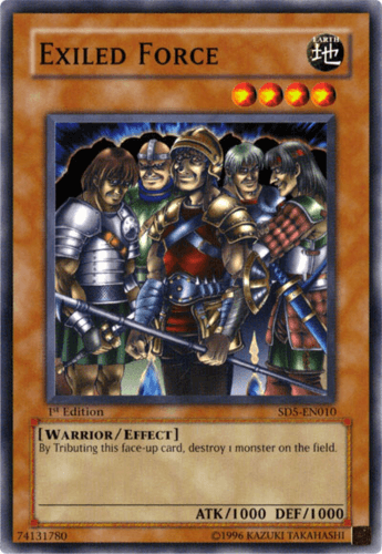 Exiled Force - SD5-EN010 Common 1st Edition