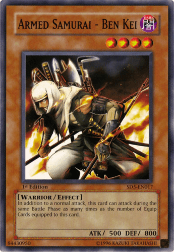 Armed Samurai - Ben Kei - SD5-EN017 Common 1st Edition