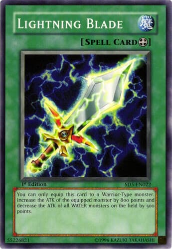 Lightning Blade - SD5-EN022 Common 1st Edition