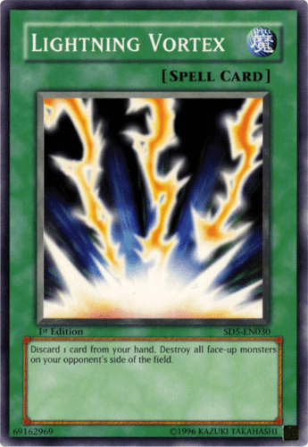 Lightning Vortex - SD5-EN030 Common 1st Edition