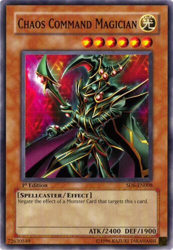 Chaos Command Magician - SD6-EN008 Common 1st Edition