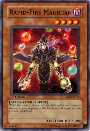 Rapid-Fire Magician - SD6-EN016 Common 1st Edition