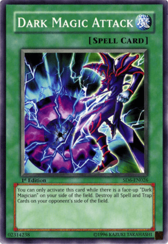 Dark Magic Attack - SD6-EN026 Common 1st Edition