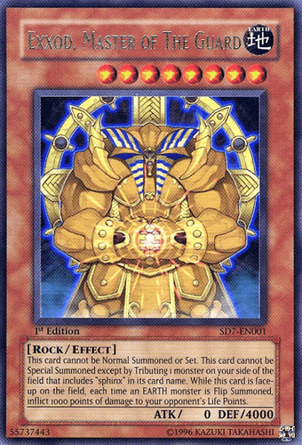 Exxod, Master of The Guard - SD7-EN001 Ultra Rare 1st Edition