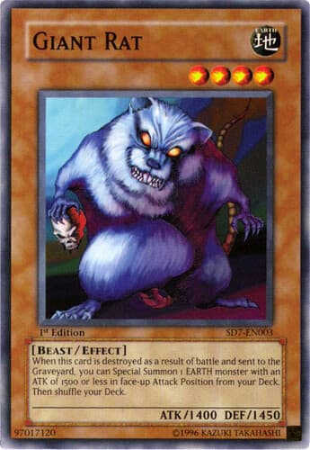 Giant Rat - SD7-EN003 Common 1st Edition