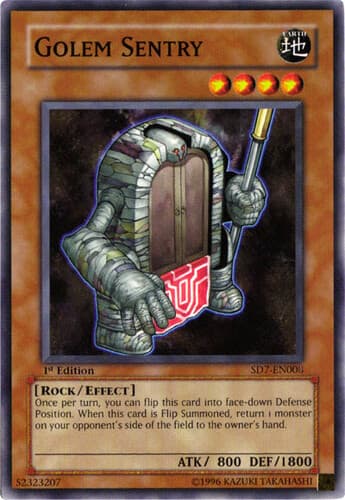 Golem Sentry - SD7-EN008 Common 1st Edition