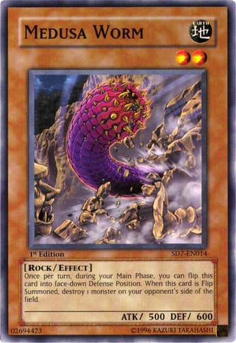 Medusa Worm - SD7-EN014 Common 1st Edition