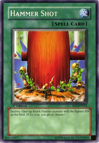 Hammer Shot - SD7-EN022 Common 1st Edition