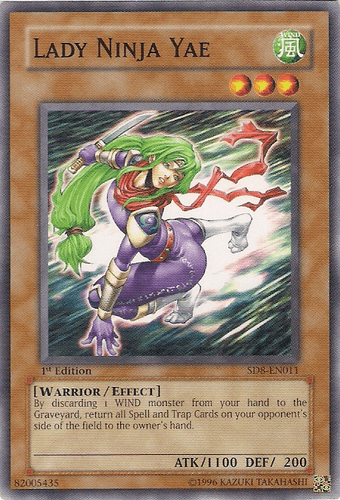 Lady Ninja Yae - SD8-EN011 Common 1st Edition