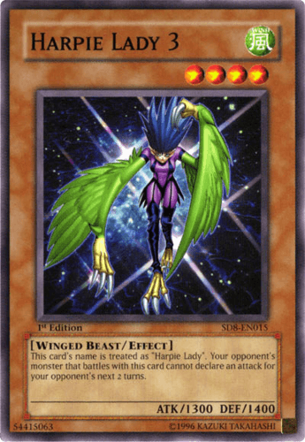 Harpie Lady 3 - SD8-EN015 Common 1st Edition