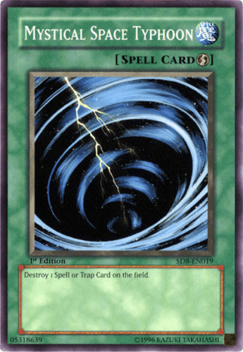 Mystical Space Typhoon - SD8-EN019 Common 1st Edition