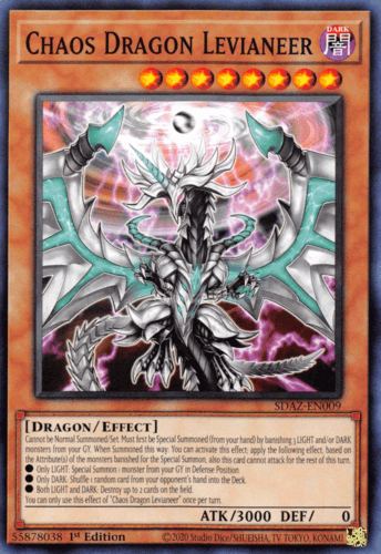 Chaos Dragon Levianeer - SDAZ-EN009 Common 1st Edition