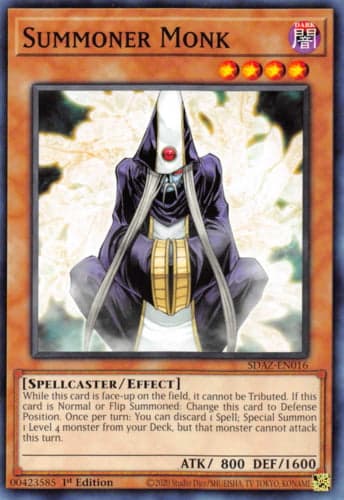 Summoner Monk - SDAZ-EN016 Common 1st Edition
