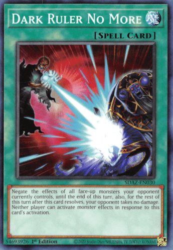 Dark Ruler No More - SDAZ-EN030 Common 1st Edition