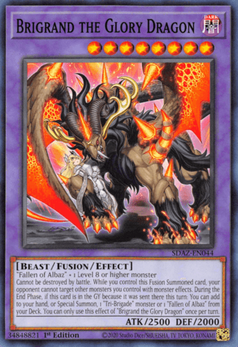 Brigrand the Glory Dragon - SDAZ-EN044 Common 1st Edition