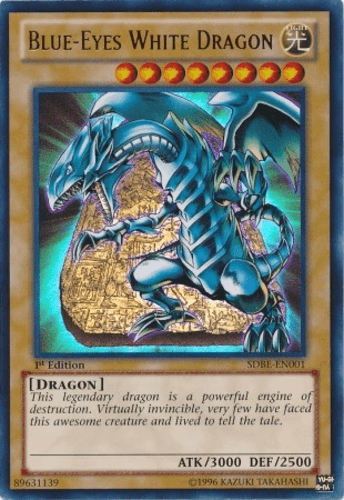 Blue-Eyes White Dragon - SDBE-EN001 Ultra Rare 1st Edition