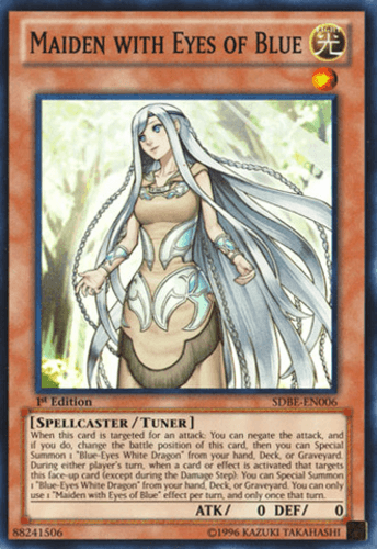 Maiden with Eyes of Blue - SDBE-EN006 Super Rare 1st Edition