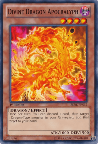 Divine Dragon Apocralyph - SDBE-EN012 Common 1st Edition