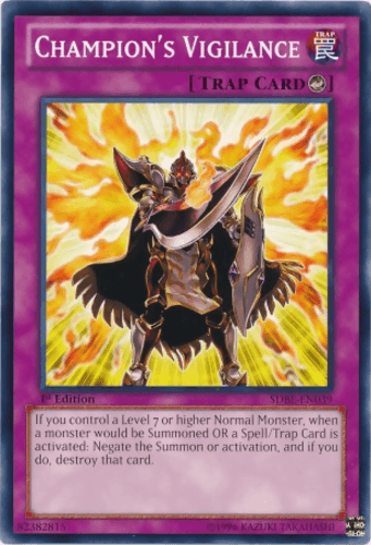 Champion's Vigilance - SDBE-EN039 Common 1st Edition