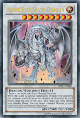 Azure-Eyes Silver Dragon - SDBE-EN040 Ultra Rare Unlimited