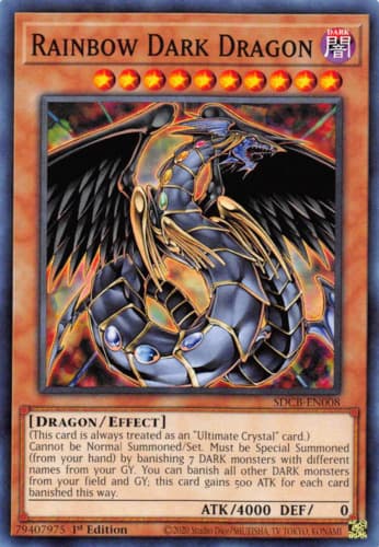 Rainbow Dark Dragon - SDCB-EN008 Common 1st Edition