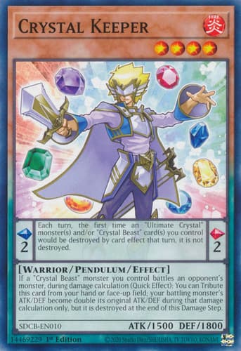 Crystal Keeper - SDCB-EN010 Common 1st Edition