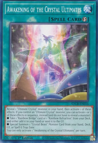 Awakening of the Crystal Ultimates - SDCB-EN016 Common 1st Edition