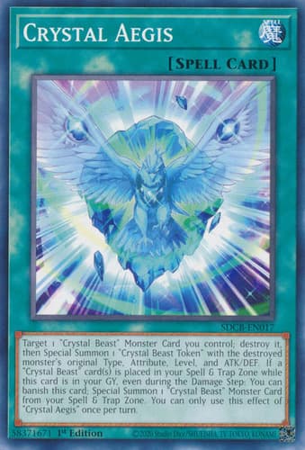 Crystal Aegis - SDCB-EN017 Common 1st Edition