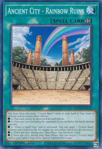 Ancient City - Rainbow Ruins - SDCB-EN018 Common 1st Edition