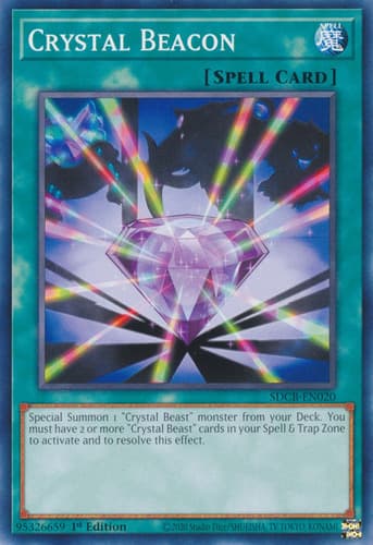Crystal Beacon - SDCB-EN020 Common 1st Edition