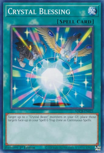 Crystal Blessing - SDCB-EN021 Common 1st Edition