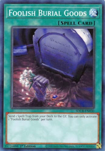 Foolish Burial Goods - SDCB-EN030 Common 1st Edition