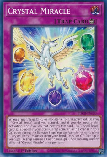Crystal Miracle - SDCB-EN033 Common 1st Edition