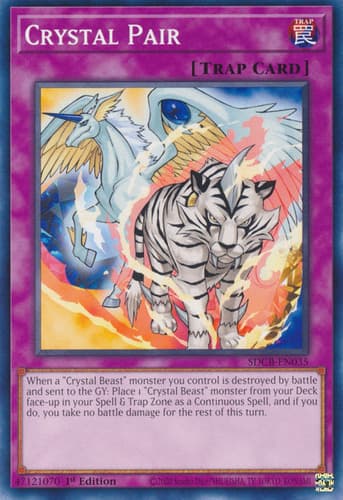 Crystal Pair - SDCB-EN035 Common 1st Edition