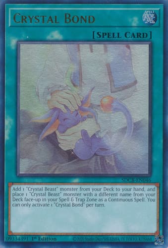 Crystal Bond - SDCB-EN046 Ultra Rare 1st Edition