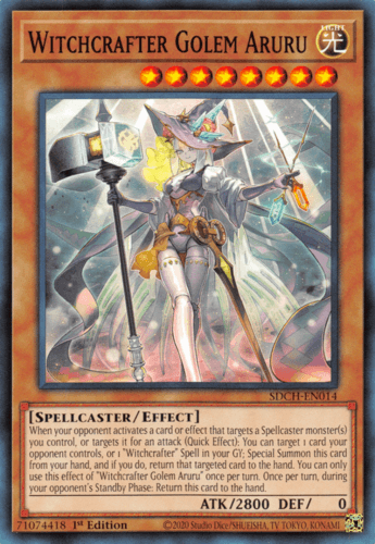 Witchcrafter Golem Aruru - SDCH-EN014 Common 1st Edition
