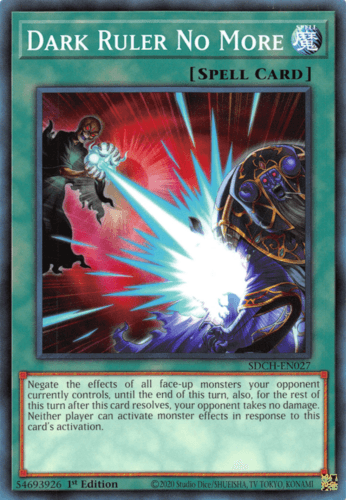 Dark Ruler No More - SDCH-EN027 Common 1st Edition